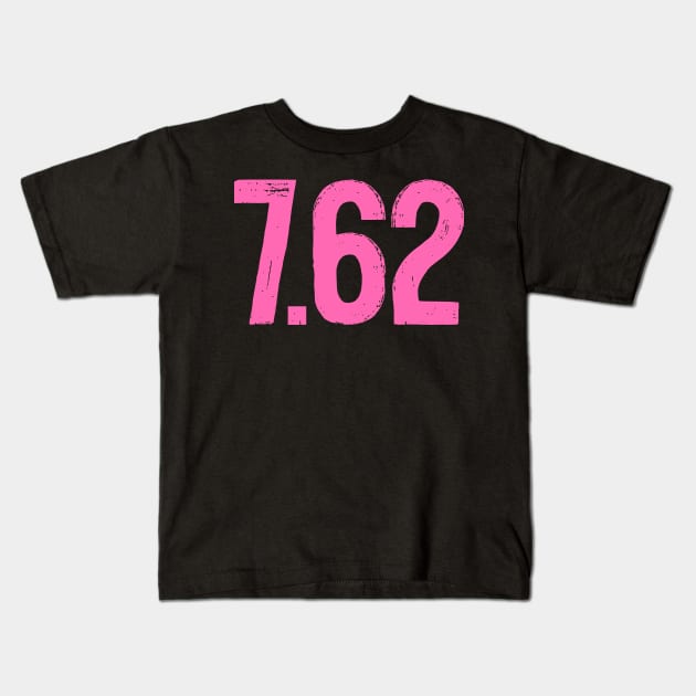 7.62 mm caliber Kids T-Shirt by colorsplash